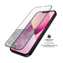 PanzerGlass iPhone 13 Mini Edge-to-Edge AntiBakteriell Skjermbeskytter - Svart Kant - Case-Friendly