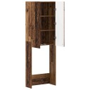 vidaXL Toalett skap DELFT Gammelt tre 66 x 25,5 x 190 cm