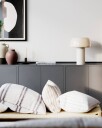 Lean on me bordlampe Hvit