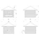 Kiosk Palmako Bianca 104 8,3 m2