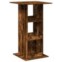  Barbord med oppbevaring røkt eik 60x60x102 cm konstruert tre 8721158386205