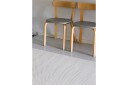 Elsa Matte Rund 133 cm Hvit - VM Tepper