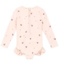 Konges Sløjd Merle langermet badedrakt Cherry Coeur Rose (2 år) 2 år