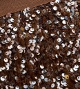 Minymo Skirt W. Sequins Brown 104