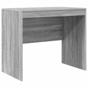  Grått skrivebord Grå sonoma Konstruert tre 90 x 50 x 76 cm