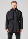 Casall Scandi Trench Rain Coat Dame Black M