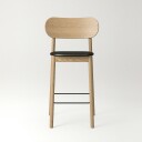 Decotique Elephant Barstol Naturlig / Sort Skinn   Barstoler Eik   13002689+13002699
