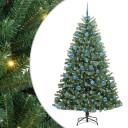  Kunstig sammensatt juletre grønn 180 cm PVC og metall