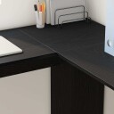  svart eik skrivebord Svart eik MDF Middels Hjørneskrivebord