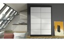 Garderobe Lino LED belysning   Svart/Hvit