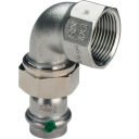 5 stk 18 mm x 1/2" Sanpress Inox overgangskobling 90°
