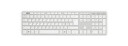 Matting Jobmate - Tastatur - USB - Nordisk - hvit