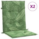 vidaXL Ryggputer 2 stk. Oxford Stoff Blad Design