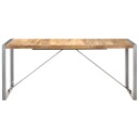 vidaXL Spisebord 180x90x75 cm grov heltre mango