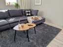 Lounge Ryeteppe 160x230 cm Rektangulær - Grafitt