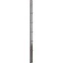 Dansani Match Tower dusjhylle, modell A, B & E, 10 cm, krom profil 200 cm x 10 cm x 3.3 cm