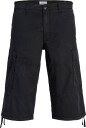 Jack & Jones Jpstkarl Frank Cargo Long Shorts Xxlng   Black   M
