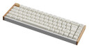 Keychron K6 HE SE 65% trådløst gamingtastatur med Gateron 2.0 Purple Switch - Tre/Hvit
