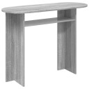 vidaXL Konsollbord Grå sonoma 100 x 39,5 x 75 cm Konstruert tre