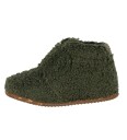 Woden Tøfler Kim Teddy Dark Olive 23 Babysko Grønn