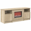 vidaXL Elektrisk peis Sonoma 98 x 28,5 x 40,5 cm Konstruert tre