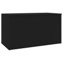 vidaXL Oppbevaringskiste svart 84x42x46 cm konstruert tre