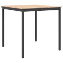 vidaXL Barbord Naturlig 110 x 110 x 105 cm Massiv furu