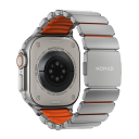 Nomad 49/46 mm Stratos Band Reim Natural Titanium/Ultra Orange