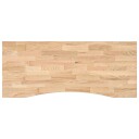  Bordplate rektangulær 100x50x2,5 cm ubehandlet heltre eik