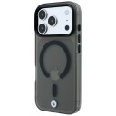 BMW Sign frostet IML- og metalllogo MagSafe-etui til iPhone 17 Pro / 18 Pro Svart