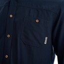 Aclima LeisureWool Woven Wool Shirt M's Navy Blazer (#080E1A) Herre XL