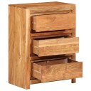  Kommode 55x33x75 cm heltre akasie