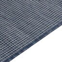 vidaXL Utendørs flatvevd teppe 200x280 cm blå