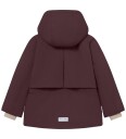 MINI A TURE Matalgeana Fleece Lined Winter Jacket. Grs   FUDGE AUBERGINE   140