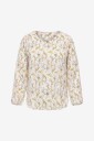 Only Carmakoma   Bluse carVica Life L/S V neck Wvn   Hvit