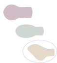 BIBS® Smokk Infinity anatomisk spene 0-6 måneder Pale Butter/Violet Sky 2 stk.