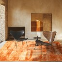 Ryetepper   Aranga Super Soft Fur oransje Størrelse: 80 x 180 cm