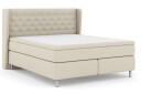 Select No 6 Komplett Sengepakke 210x210 Fast Memory/Pocket Beige/Metallben