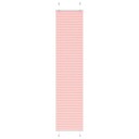  plisségardin Rosa 40x200 cm Stoff Bredde 39,4 Polyester