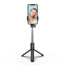 Selfiepinn Hurtel Selfie Stick Whs1y Teleskopstativ 1 M Med Telefonholder - Svart