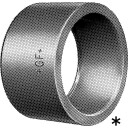 25 x 20 mm PVC-reduksjon grey 25-20mm