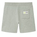  Barneshorts med snor lysekaki melert 140