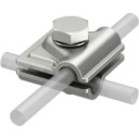 Obo Bettermann 5311551 Koblingsklemme for runde ledere Ø 8–10 mm Ubehandlet Jording & lynavledere