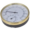  5 Delers Badstuetilbehør Bøtte Skje Timeglass Termo Hygrometer