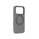 AmazingThing Cloudie Deksel med Stativ til iPhone 17 Pro Max Grå