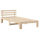 Naturlig Furu Senge ramme Naturlig Massivt furu 100 x 200 cm