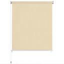 vidaXL Utendørs rullegardin 100X230 cm krem