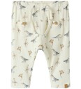 Lil" Atelier Bukser Loose NbmLavo Coconut Melk/Sea DYR Lil Atelier 62 Bukser bomull Beige Hvit
