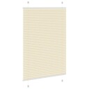  plisségardin krem 85x100 cm Stoff Bredde 84,4 Polyester