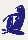 Figure Bleu Plakat Plakat / 50x70cm